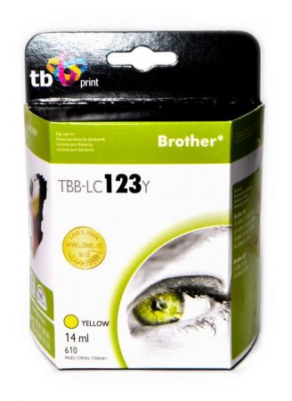Tusz do Brother LC123 TBB-LC123Y YE