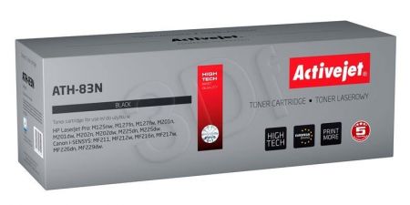 Toner Activejet ATH-83N (do drukarki Canon Hewlett Packard  zamiennik HP 83A/Canon CRG-737 CF283A supreme 1500str. czarn